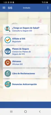 SIS Asegúrate e Infórmate android App screenshot 5